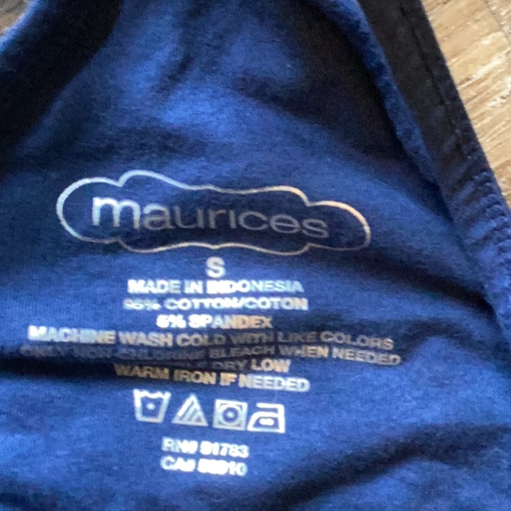 Navy Racer Back Tank - Picture 3 of 3